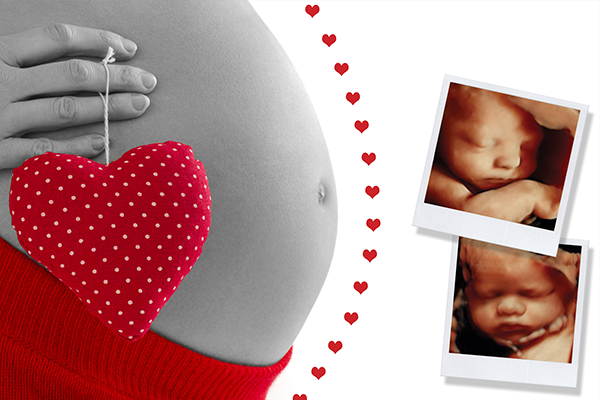 Samsung HD Live prenatal ultrasound image at 4D Peek A Boo studio near Pensacola FL